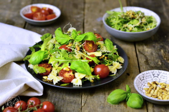 Italian Pasta Salad with Rocket and Cherry Tomatoes